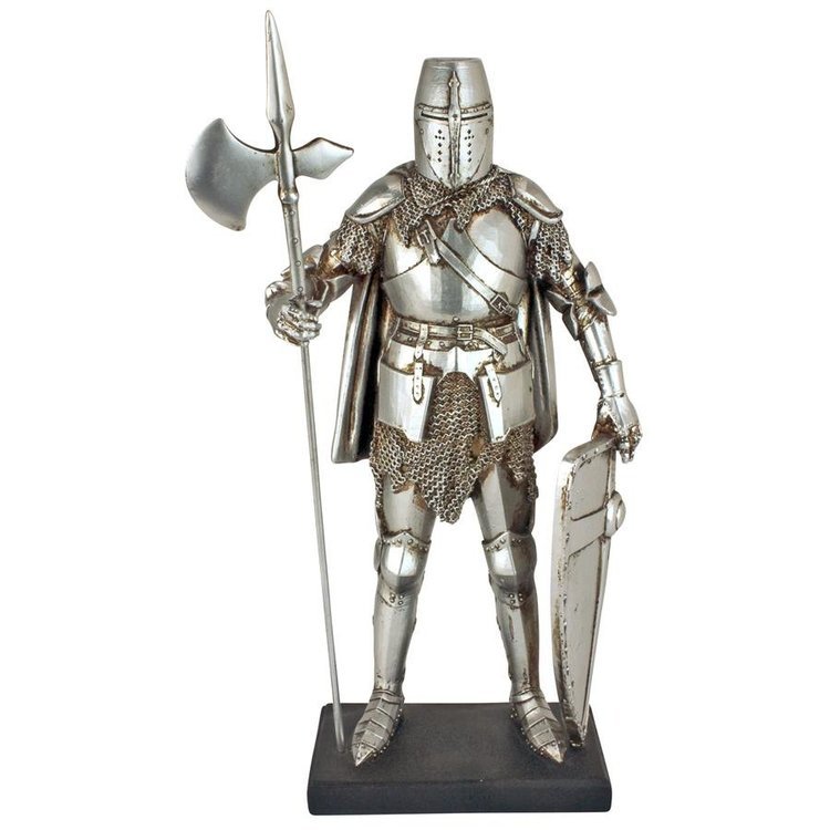 Awesome Medieval Nuremberg Castle Guard Gothic Knight Statue (1 of 2)