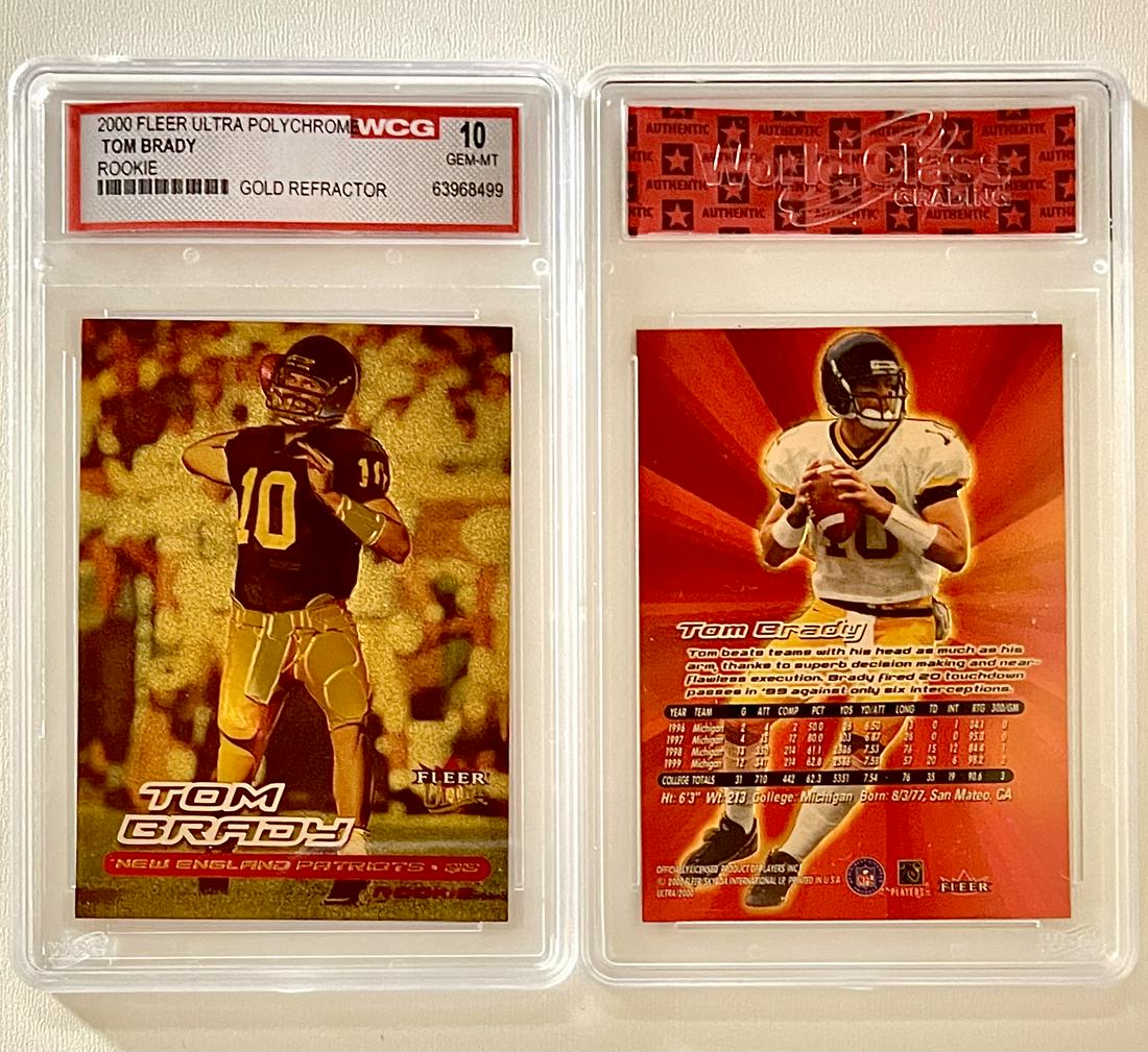 2000 Fleer Polychrome Refractor TOM BRADY Rookie Card (1 of 1)