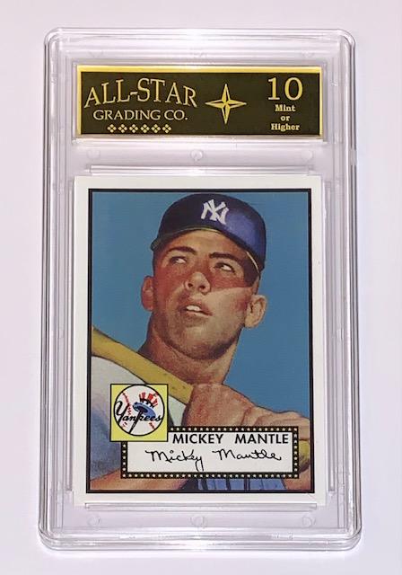 MICKEY MANTLE 1952 Topps RP Rookie Baseball Card (1 of 2)