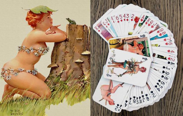 HILDA the CHUBBY Risque Pinup Art Playing Cards Deck (1 of 4)