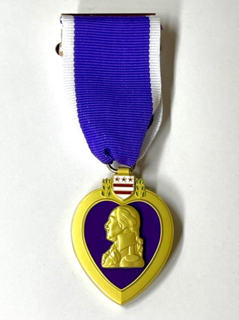 US Army Purple Heart Medal of Honor for Military Merit: We Believe this was a Never Issued Surplus Item / Multiple Photos Posted / SOLD AS-IS - All WW2 Nazi, German or Russian Advertised Items are SOLD AS-IS. We Cannot be Certain whether or Not these are S