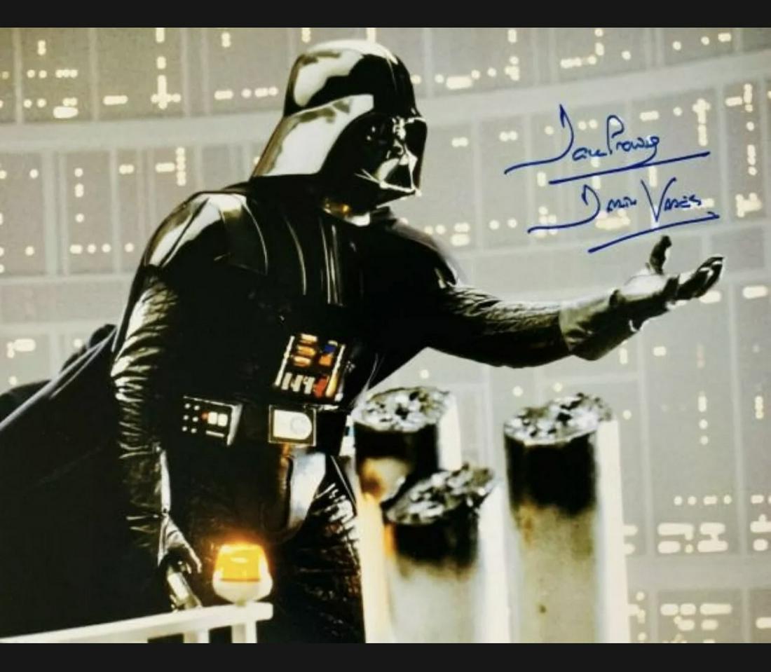 STAR WARS Darth Vader Facs Autographed RP Photograph (1 of 1)