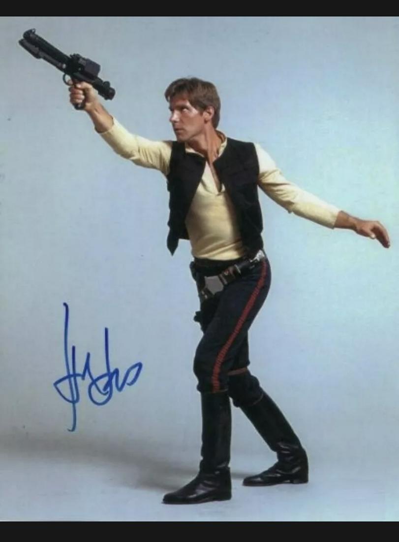 STAR WARS Han Solo Facs Autographed RP Photograph (1 of 1)