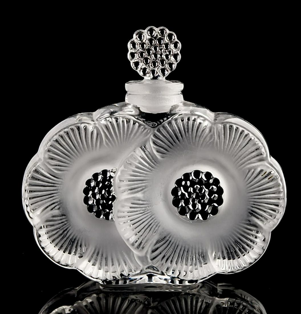 Lalique France Crystal Perfume Bottle