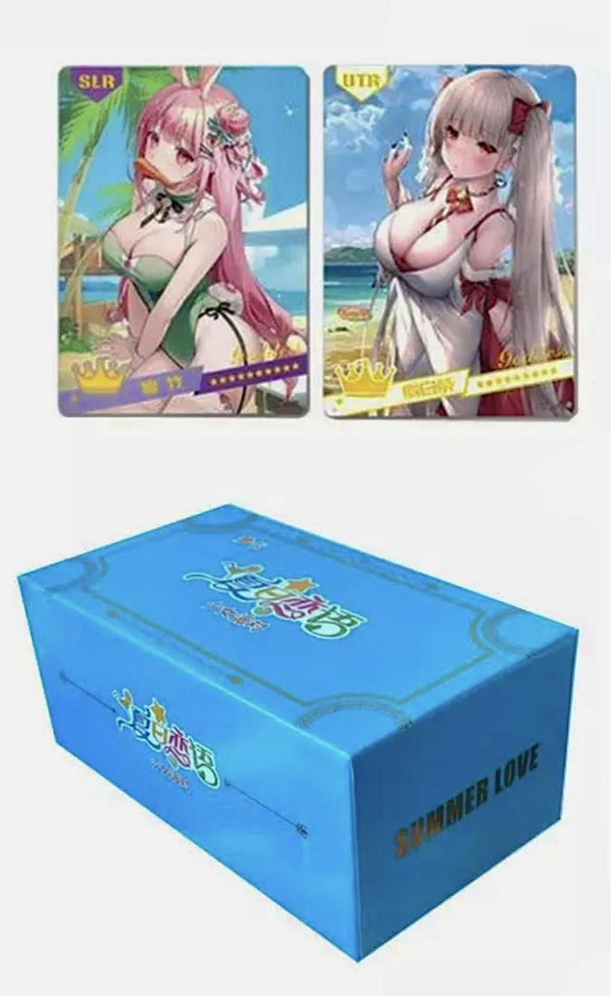 Goddess Story Risque Anime Cards Box 20 Sealed Packs: PLEASE READ FULL DISCLOSURE â€“ You are Bidding on Goddess Story Erotic Risque Anime Cards Booster Box of 20 Factory Sealed Packs. What we can say about this box is that it is not factory sealed