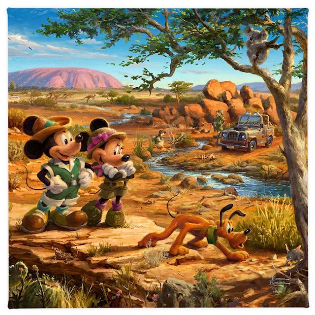 WALT DISNEY Gallery Wrapped Canvas by THOMAS KINKADE Studios (1 of 3)