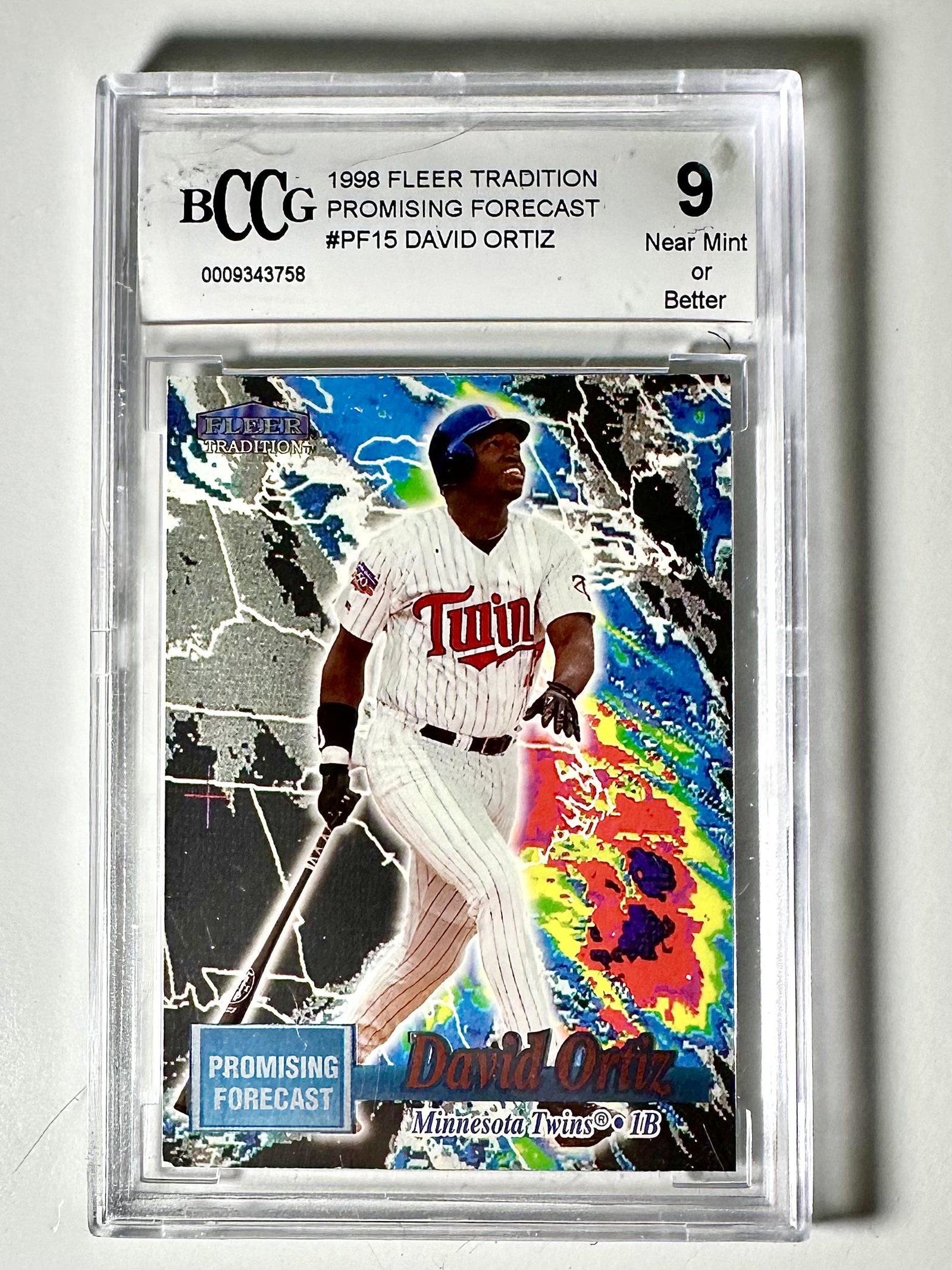 Beckett Graded NM 9 David Big Papi Ortiz Rookie Baseball Card (1 of 2)