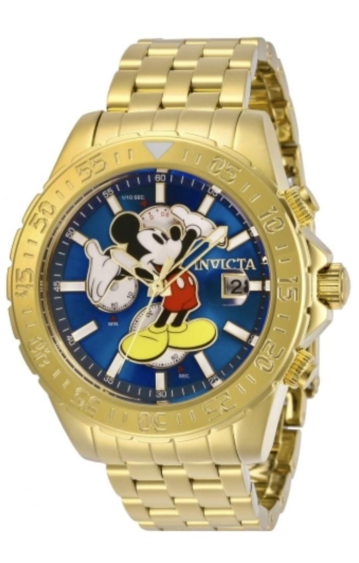 Limited Edition INVICTA Disney Mickey Mouse MENS Watch: This is a Rare LIMITED EDITION Authentic Invicta Mickey Mouse Watch that is Still Brand New in the Original Retail Box / It was originally purchased as a Collectible, so it has never been worn / Multi