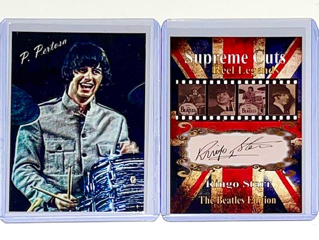 Lot of 2 The Beatles RINGO STARR Trading Cards: Multiple Photos Posted