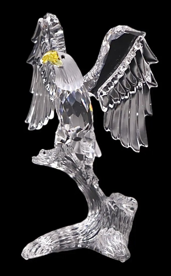 Retail $350 LTD Edition SWAROVSKI Crystal Bald Eagle in Original Box (1 of 3)