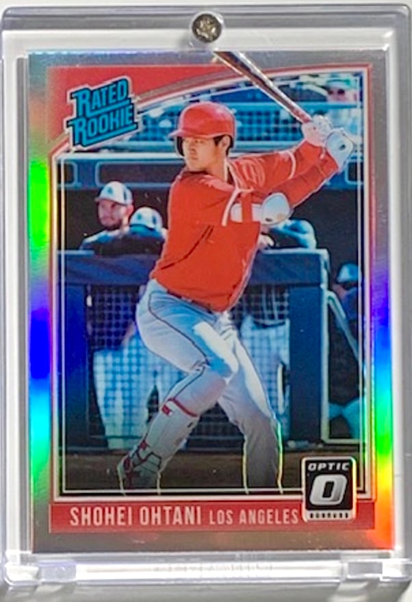 2018 Donruss Optic SHOHEI OHTANI Rookie Baseball Card (1 of 1)