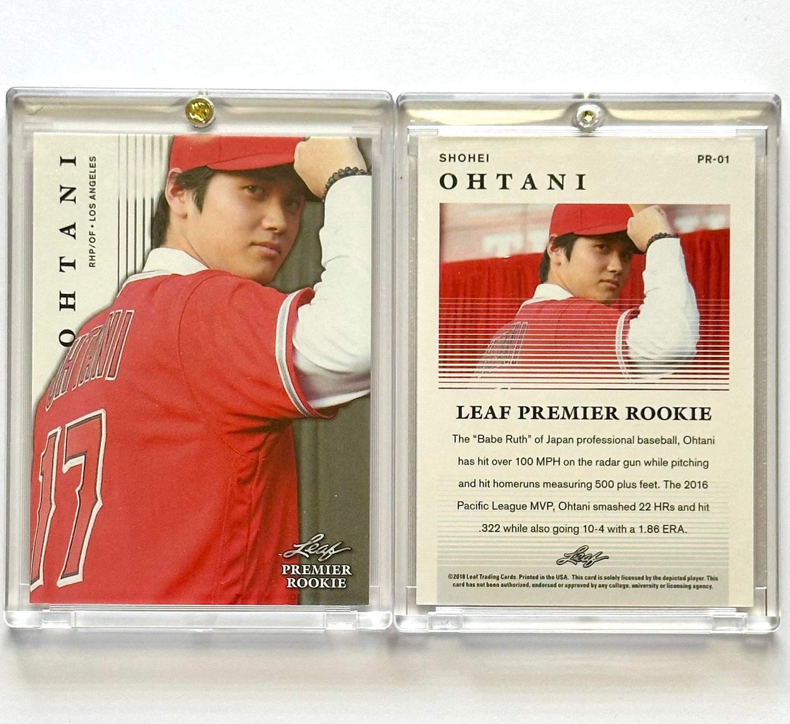 Lot of 2 SHOHEI OHTANI Rookie Baseball Cards (1 of 1)