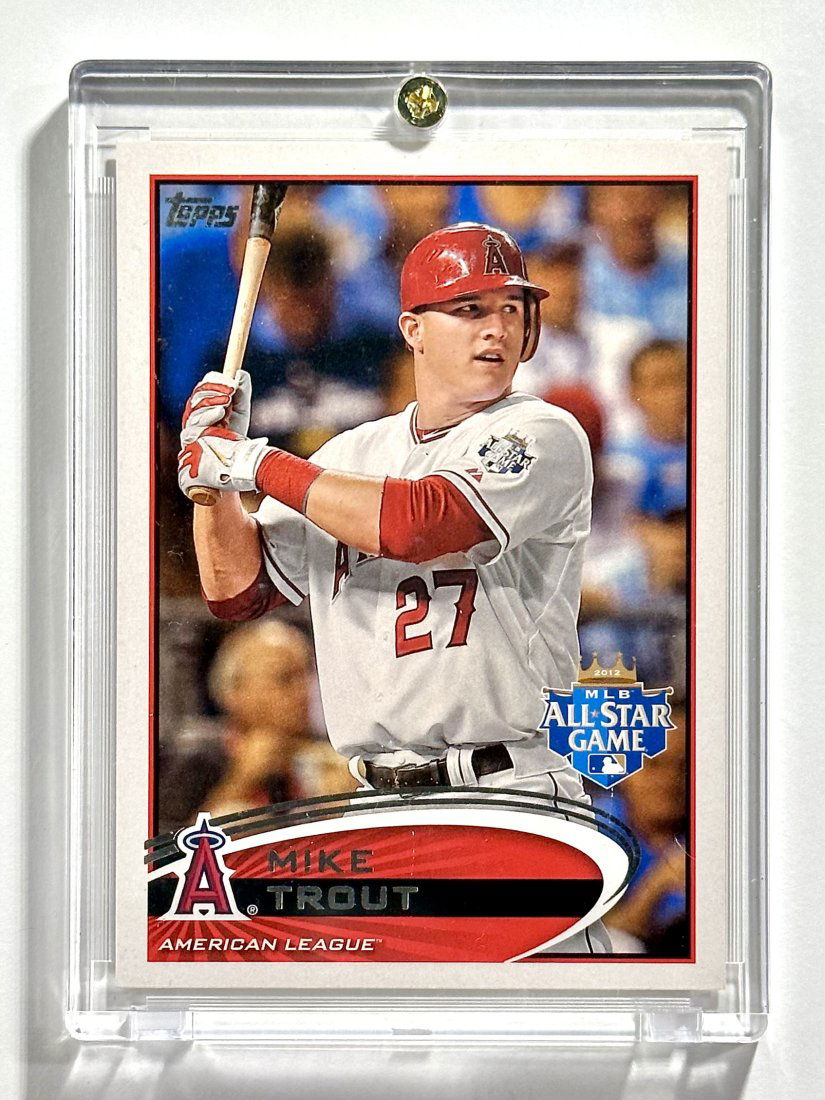 2012 Topps Update MIKE TROUT Rookie Baseball Card (1 of 2)