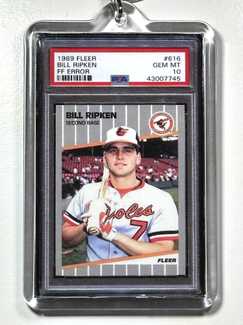 Limited Edition 1989 Fleer Billy Ripken Fuck Face Error Mini