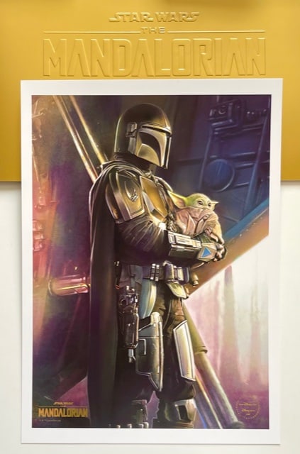 Star Wars The MANDALORIAN Limited Edition Lithograph (1 of 1)