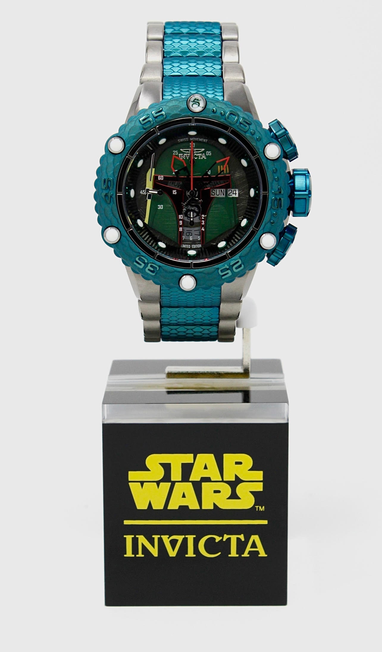 INVICTA Acrylic STAR WARS Collector Watch Display Stand: This is a Never Used Brand New INVICTA Watch Display Stand ONLY which can be used as a Collector to Display your Watch Elegantly or You can Use it in a Retail Setting as a Display Advertising Piece â