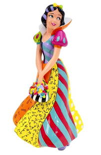 Disney ROMERO BRITTO Snow White and the Seven Dwarfs Figurine: Disney Showcase Collection SNOW WHITE Figurine in Original Box – Has Never Been Displayed – Multiple Photos Posted