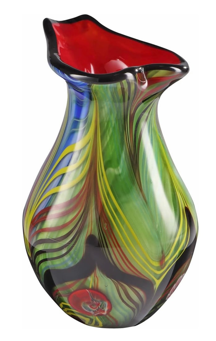 Stunning Imported MURANO Studio Art Glass Vase (1 of 4)