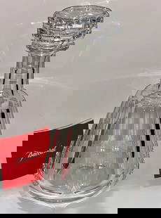 Gorgeous Signed BACCARAT French Crystal Decanter: It Looks Like it has Been barely Handled / Multiple Photos Posted / Pamphlet in Photos is Not Included