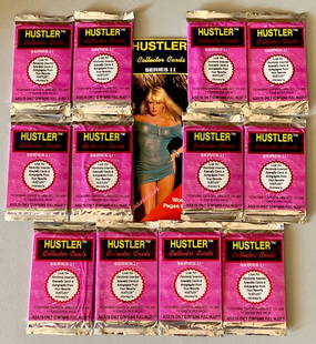 12 Packs of Original Adult Magazine Risque Trading Cards: 12 Packs are Sealed – Hard to Find