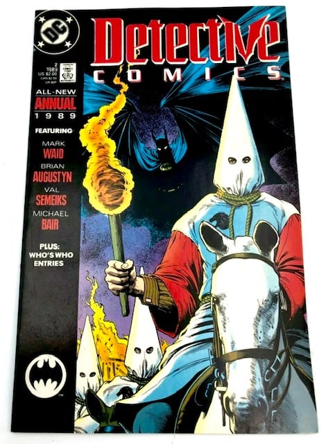Rare KKK vs BATMAN Controversial Comic Book: Great Condition/We Do Not Condone or Share any Values of this Organization/Sold as a Collectible and Part of History