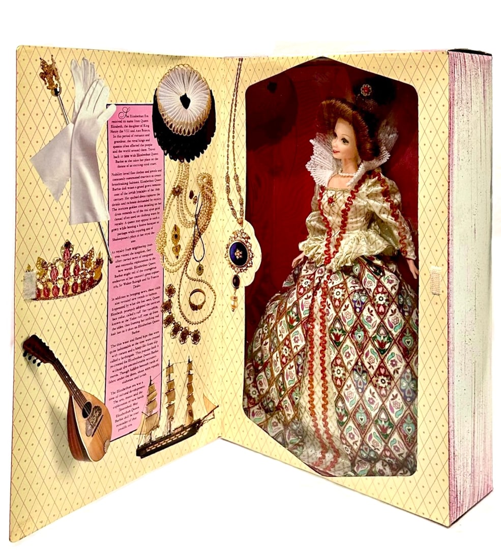 The Great Eras Queen Elizabeth BARBIE Doll in Original Box (1 of 3)