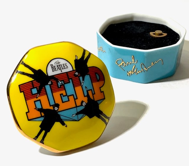 The BEATLES Porcelain Working Trinket Music Box: Plays HELP / Part of the BEST of the BEATLES Collection / See all Photos