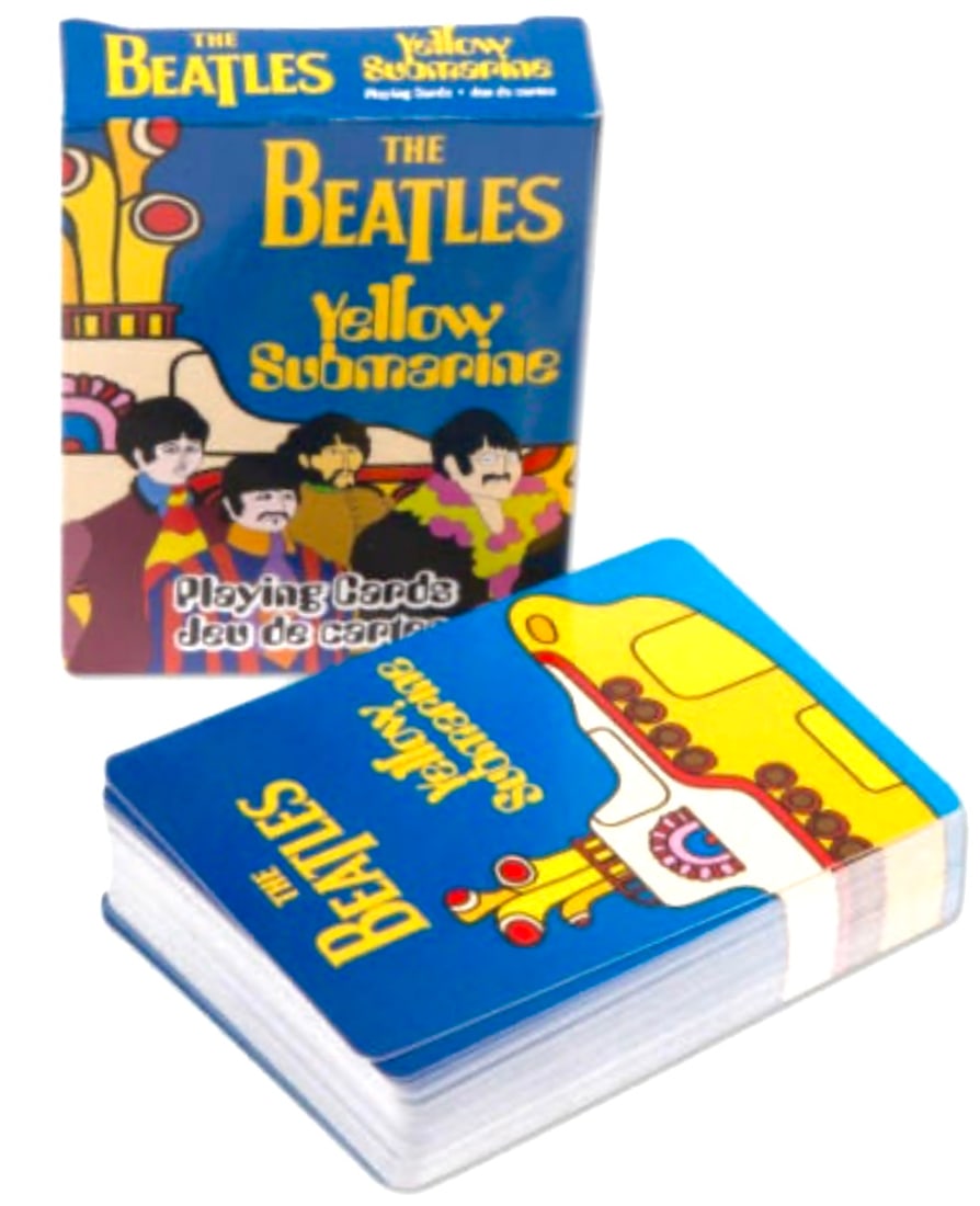 BEATLES Yellow Submarine Never Used Deck Playing Cards (1 of 3)