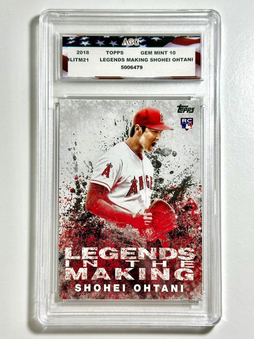 Gem Mint 10 2018 SHOHEI OHTANI Topps Legends Rookie Baseball Card (1 of 2)