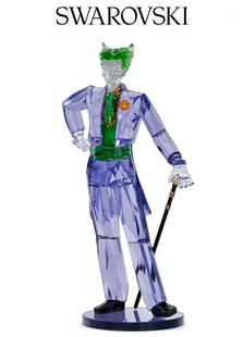 Retired DC Comics SWAROVSKI Crystal the JOKER Figurine with Box: This is an awesome Swarovski Crystal the JOKER figurine with the original box. It has never been on display and is in perfect condition. Multiple Photos Posted