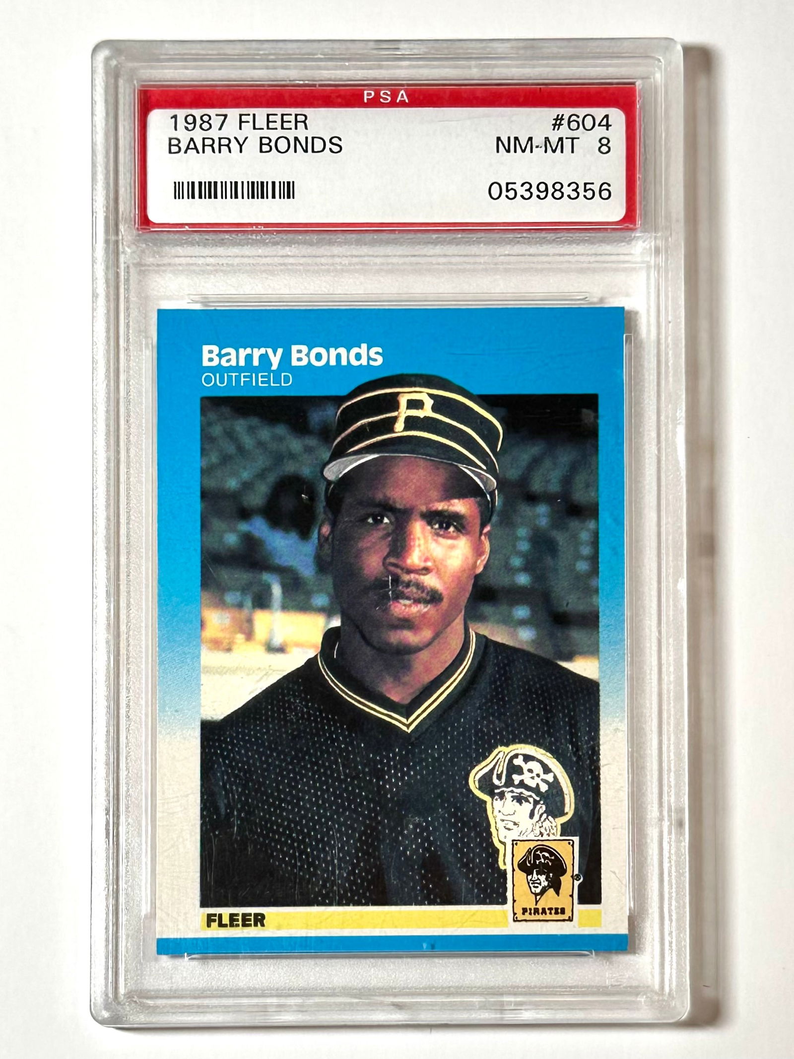 PSA Graded NM-MT BARRY BONDS Rookie Baseball Card (1 of 2)