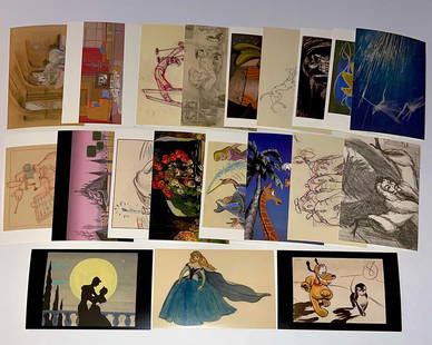 20 Beautiful Golden Age The Art of Disney Postcards - D: LOT OF 20 Hard to Find Golden Age of Disney Art Postcards in Beautiful Condition - Multiple Photos Posted