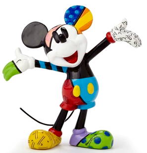 ROMERO BRITTO Mickey Mouse Disney Showcase Figurine: Disney Showcase Collection Mickey Mouse Figurine in Original Box – Has Never Been Displayed – Multiple Photos Posted