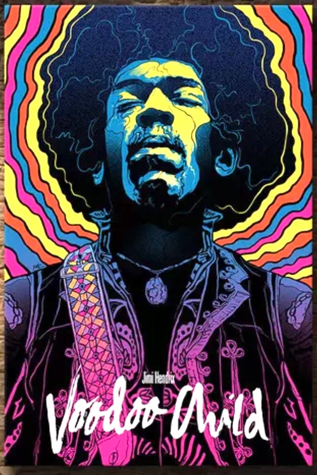 Awesome JIMI HENDRIX Canvas Art Print 16 x 24: Unbelievable Quality / This is an Art Print on Canvas with Vivid Colors and Measures 16 x 24 – Mailed in a Shipping Tube