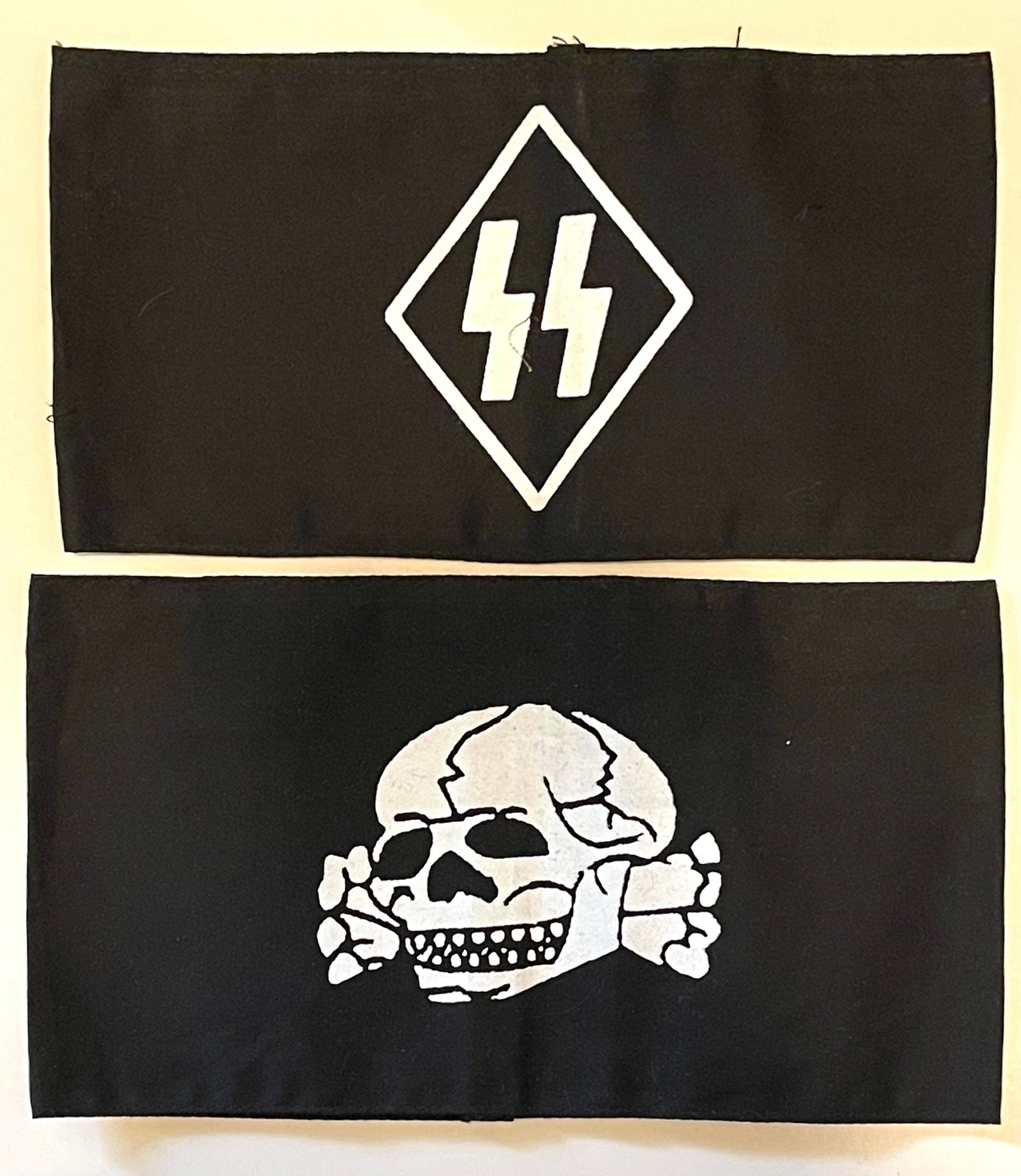 Lot of 2 WW2 German Uniform Armbands (1 of 1)