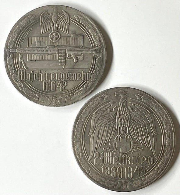 WW2 1939-1945 Germany Large Medallion (1 of 1)