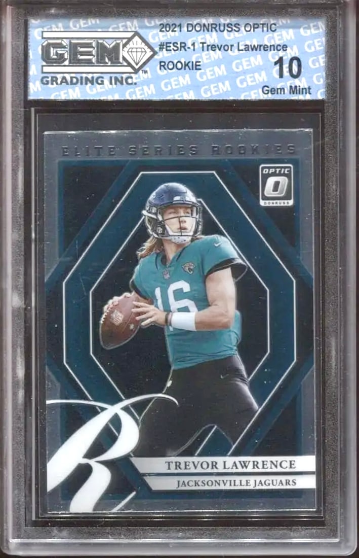 Gem Mint 10 TREVOR LAWRENCE Rookie Football Card (1 of 2)