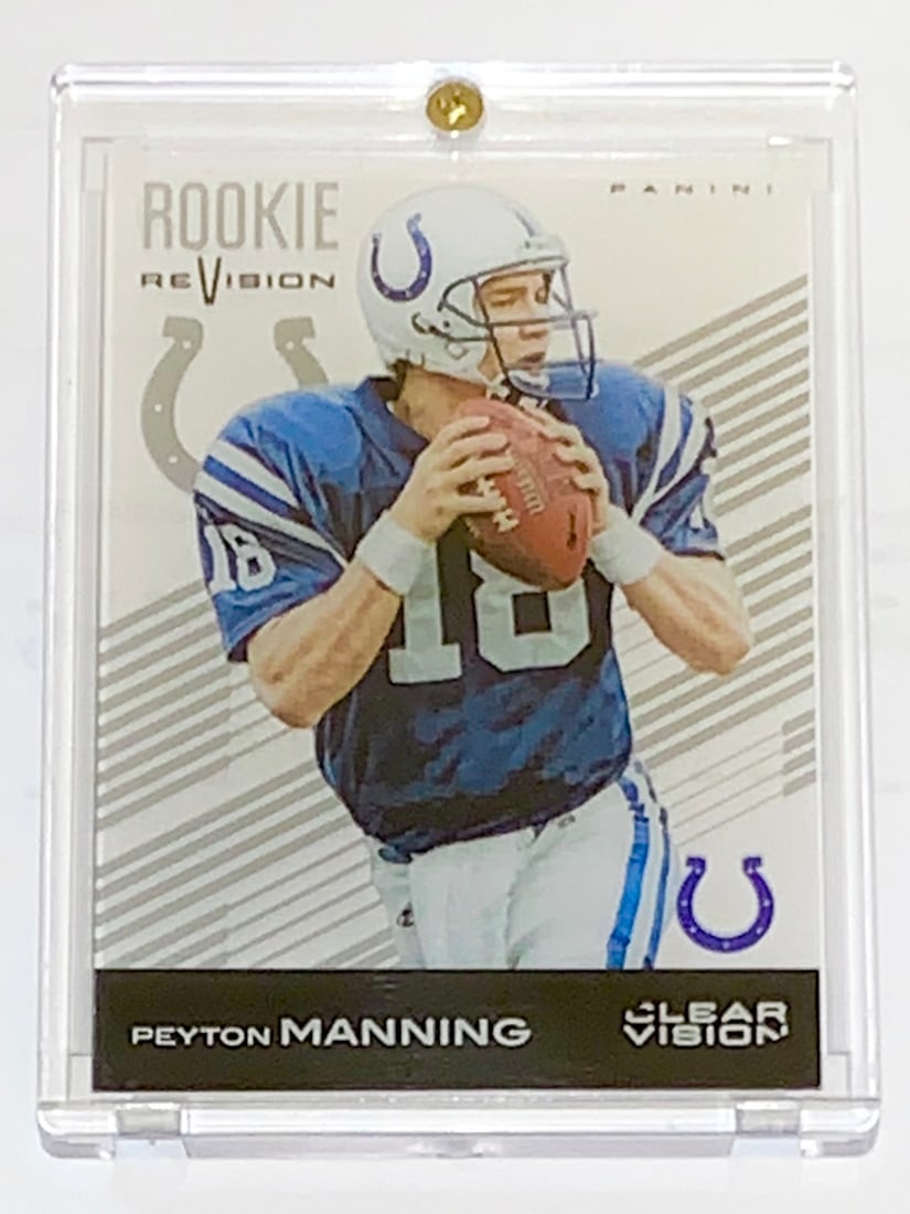 PEYTON MANNING Rookie Revision Football Card (1 of 1)