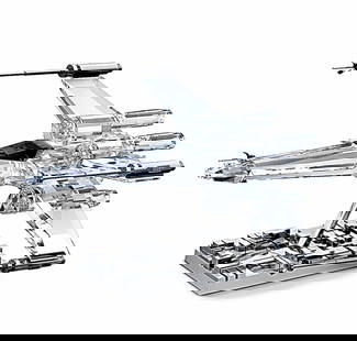 Star Wars SWAROVSKI Crystal X-WING FIGHTER Figurine with Box: This is an awesome Swarovski Crystal X-WING FIGHTER figurine with the original box. It has never been on display and is in perfect condition