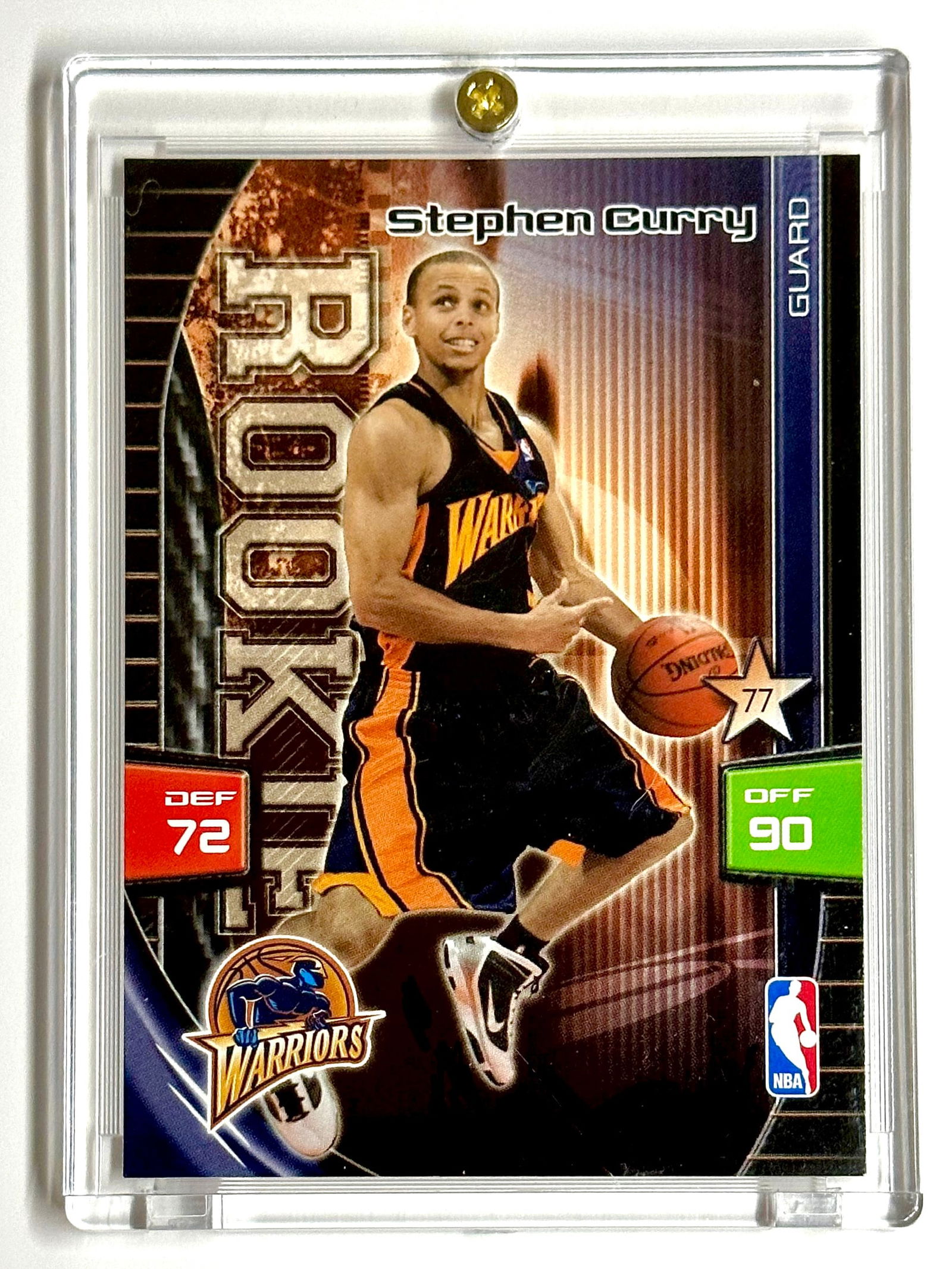 2009 STEPHEN CURRY Panini Adrenalin Rookie Basketball Card (1 of 2)
