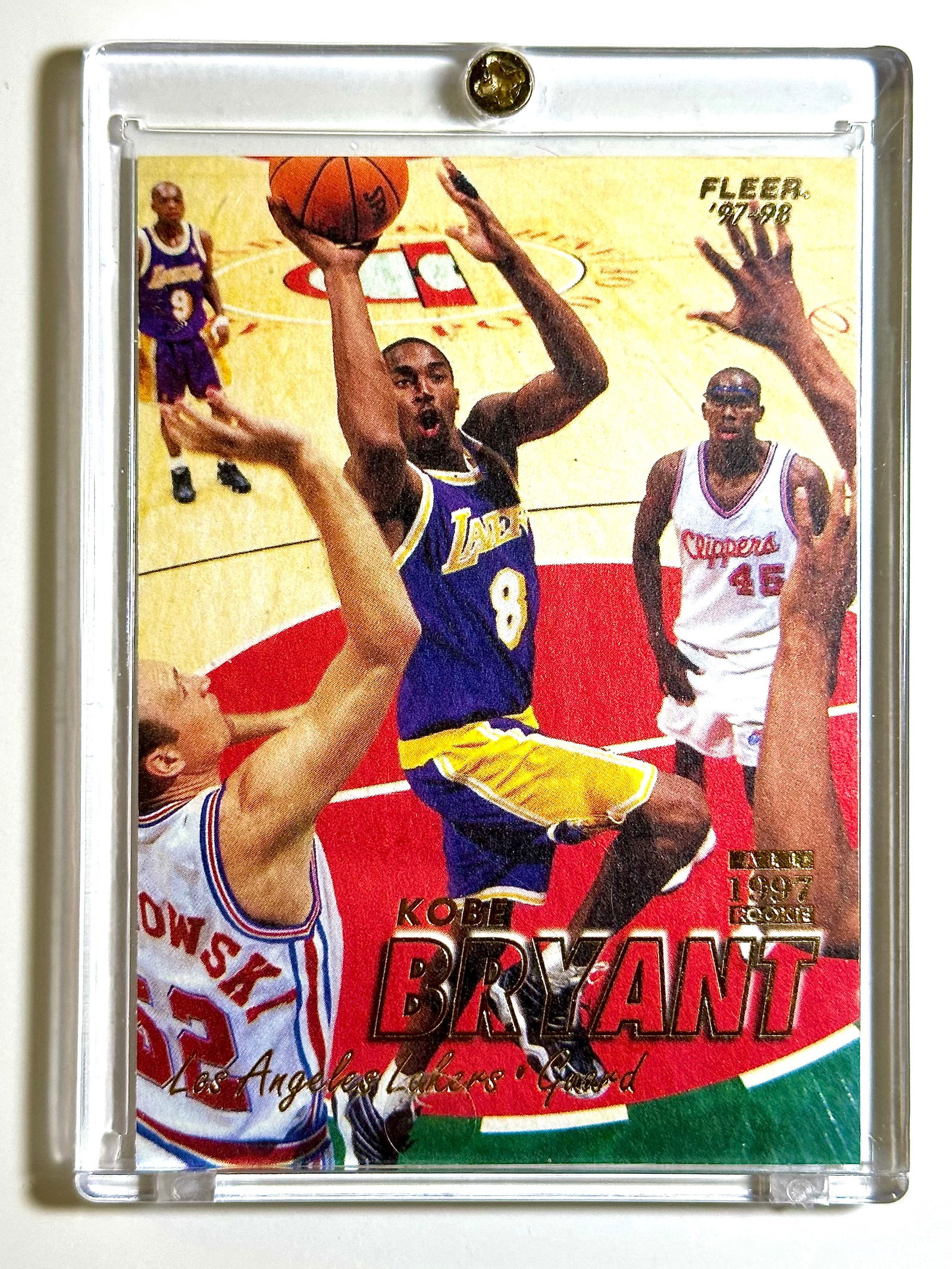 Fleer KOBE BRYANT All 1997 Rookie Basketball Card (1 of 2)