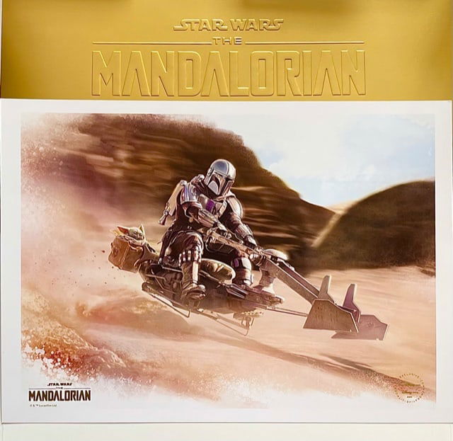 Star Wars The MANDALORIAN Limited Edition Lithograph (1 of 1)