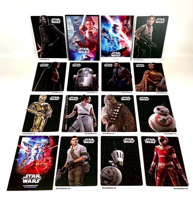 Lot of 16 STAR WARS Movie Poster Promotional Postcards (1 of 1)
