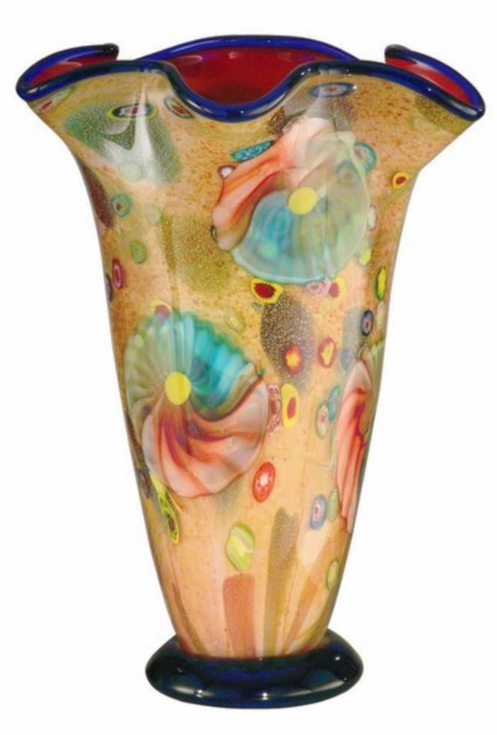 Gorgeous Imported Italian MURANO Art Glass Vase (1 of 2)