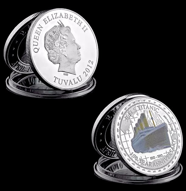 2012 TITANIC 100 Year Commemorative .999 Silver Coin (1 of 2)