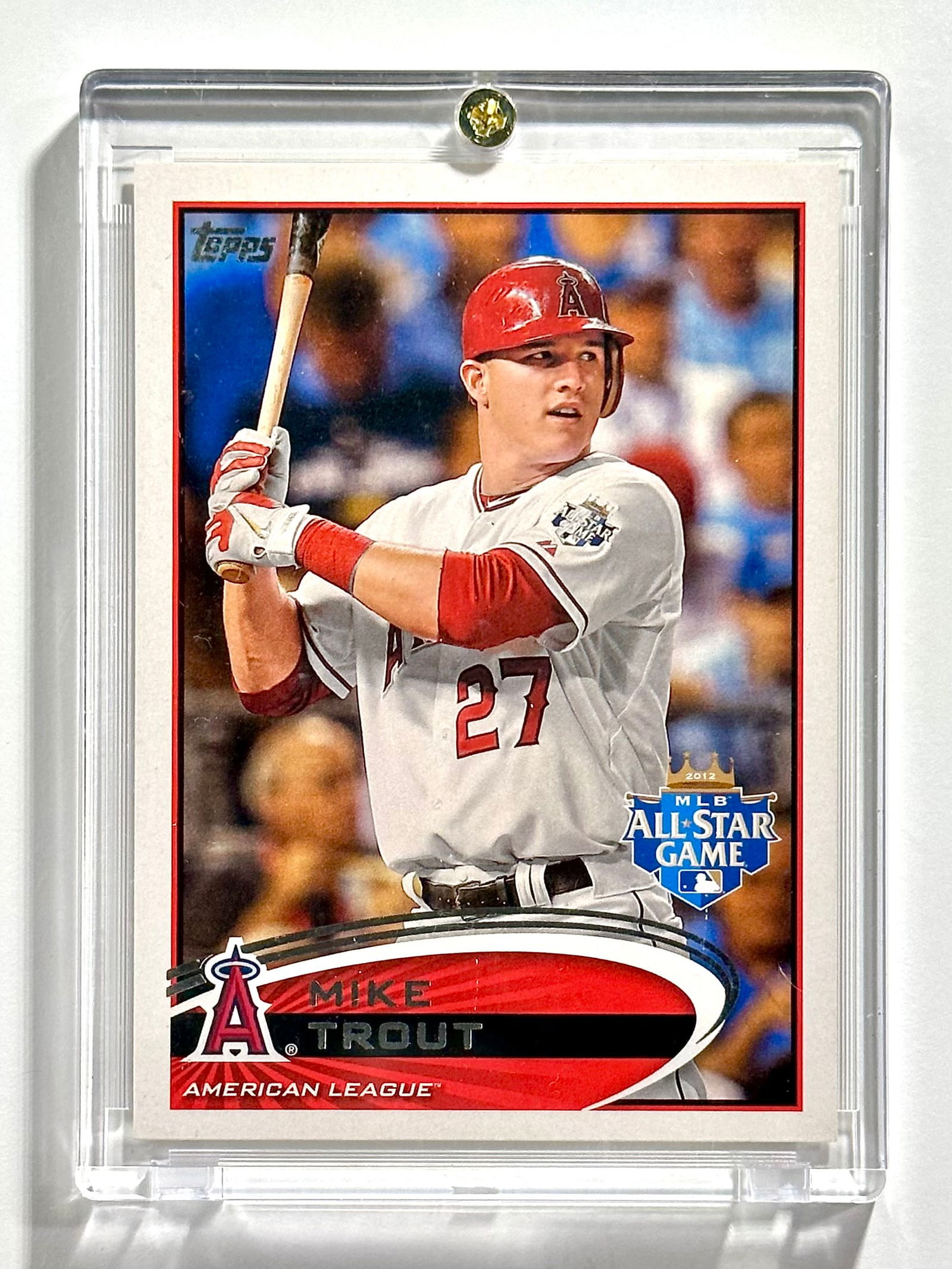 2012 Topps Update MIKE TROUT Rookie Baseball Card (1 of 2)