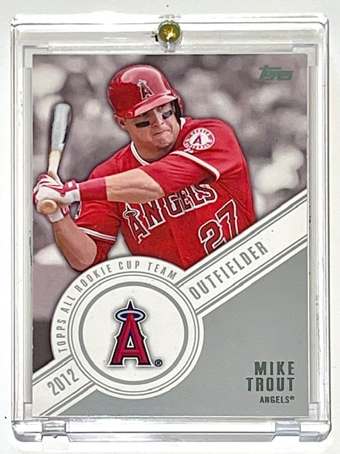 TOPPS 2012 MIKE TROUT All Rookie Cup Team Baseball Card (1 of 2)