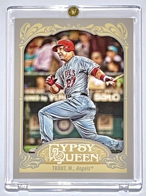 Rare 2012 MIKE TROUT Gypsy Queen Rookie Baseball Card (1 of 3)