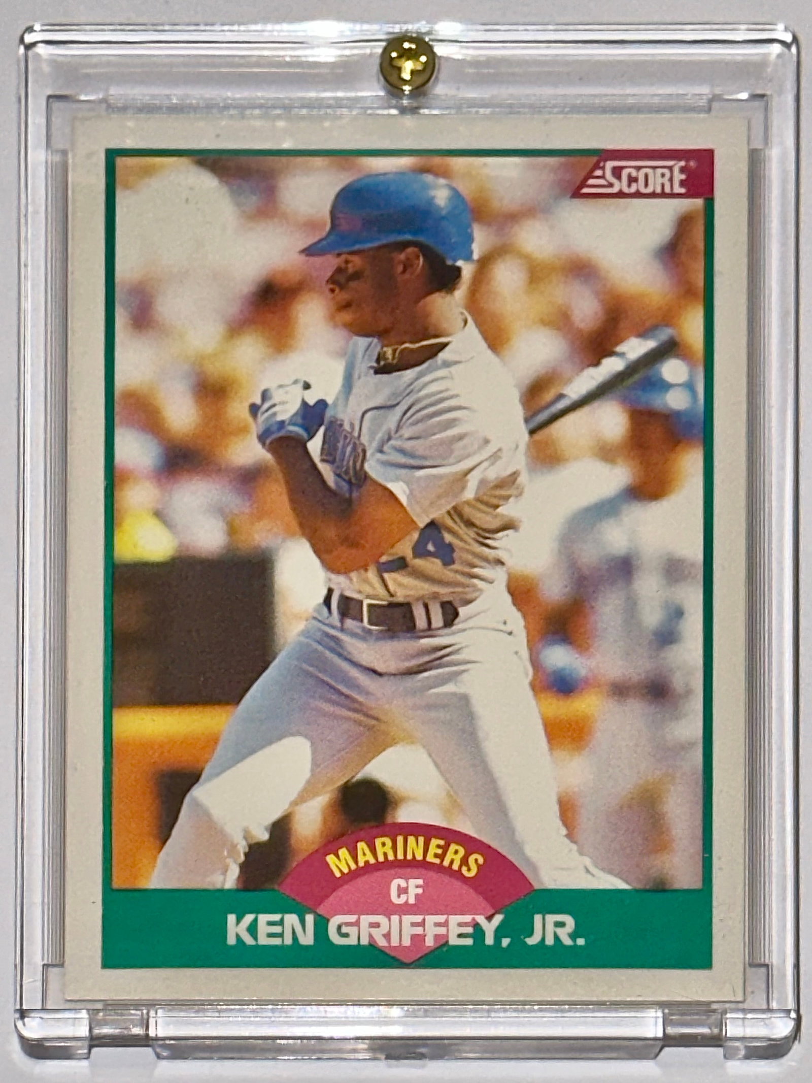 1989 Score Traded KEN GRIFFEY Jr. Rookie Baseball Card: Encased and in Beautiful Condition