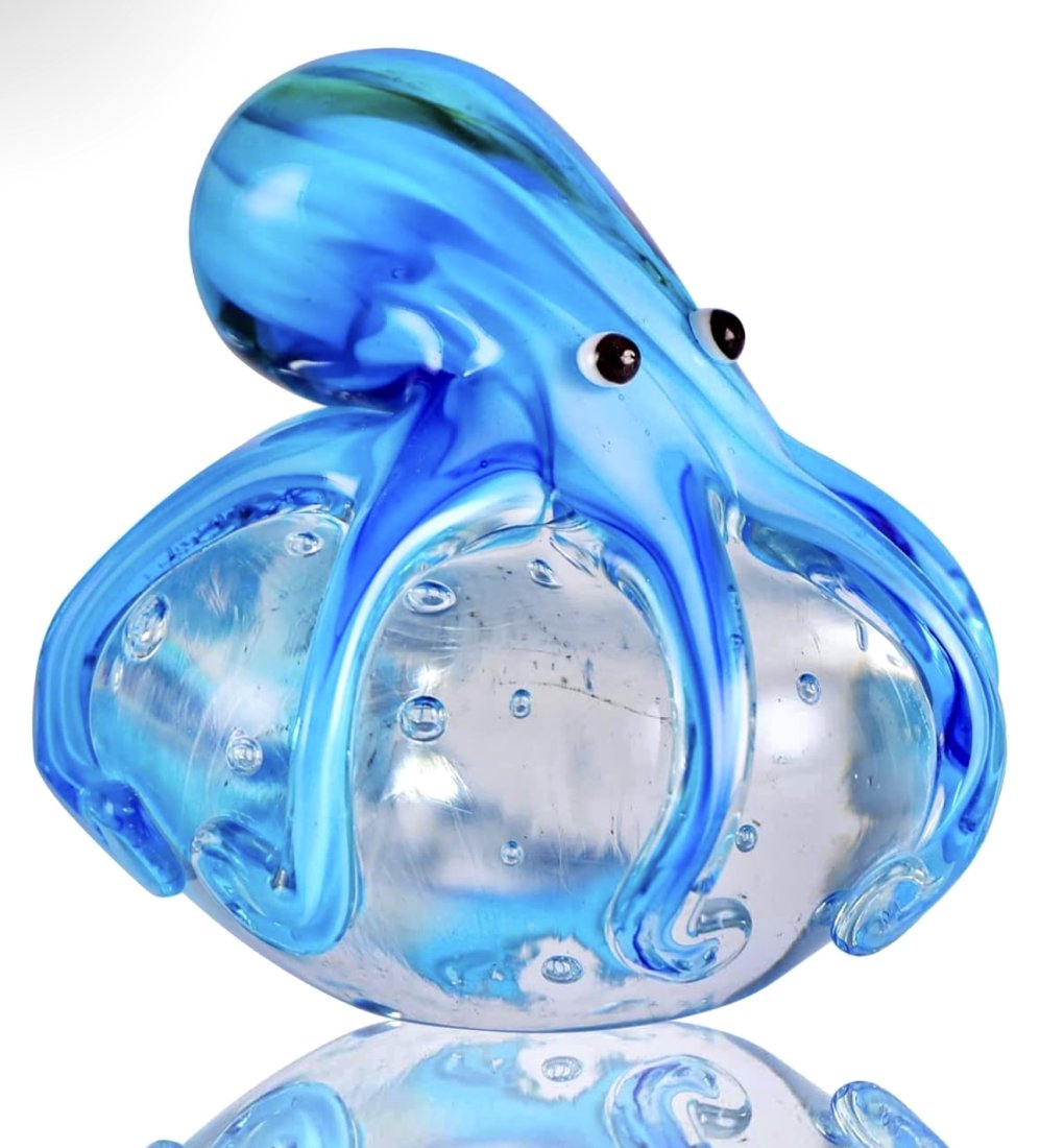 Awesome MURANO Blown Art Glass OCTOPUS (1 of 4)